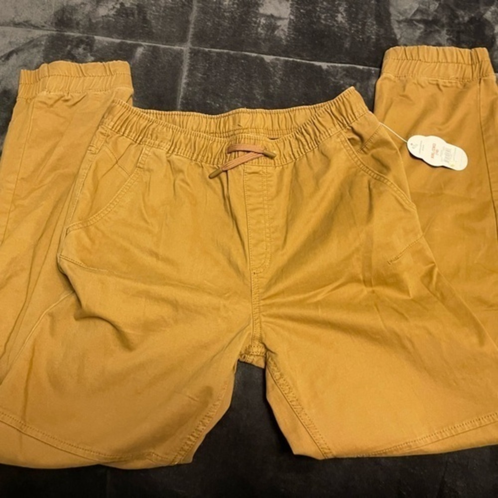 Casual Tan Elastic Waist Shorts